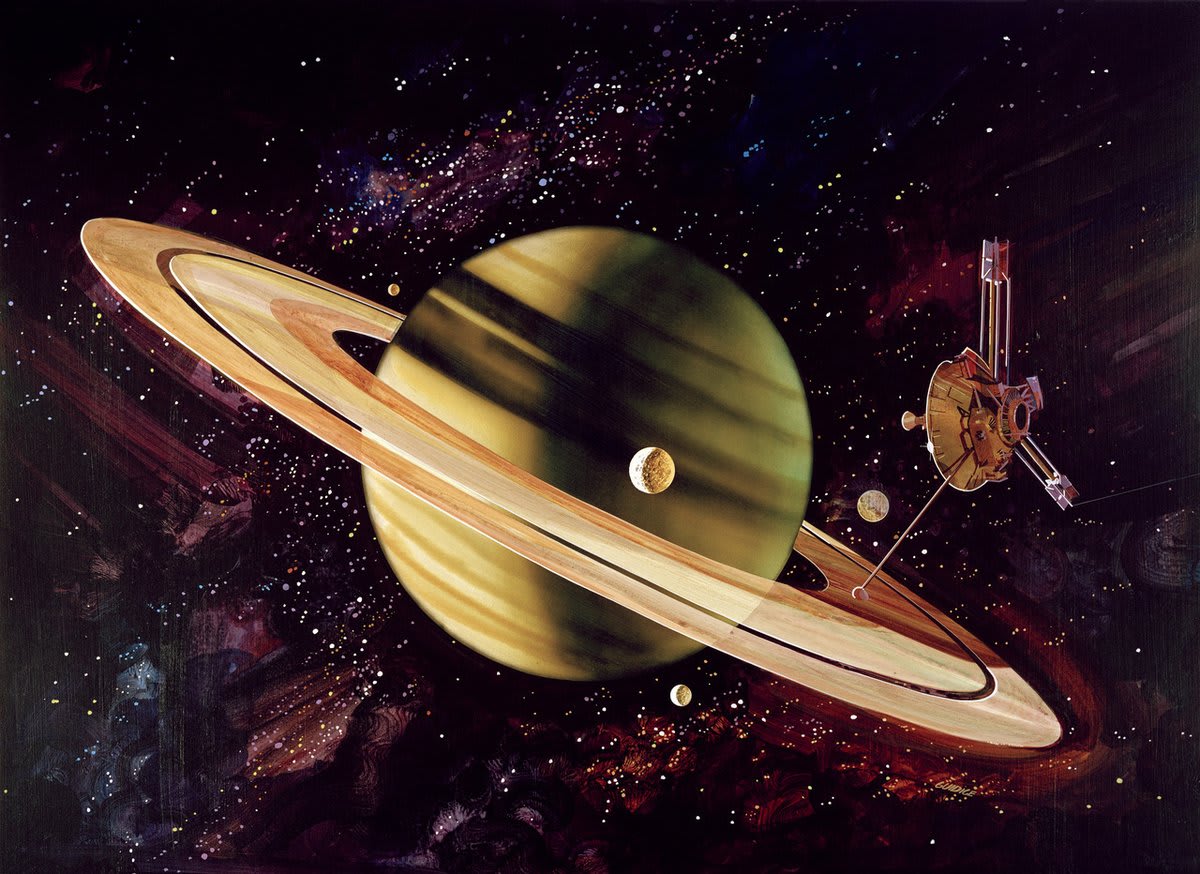 NASA’s Pioneer 11 probe made its closest approach to Saturn on this day in 1979, passing at a distance of 21,000 kilometers from the gas giant’s cloud tops.