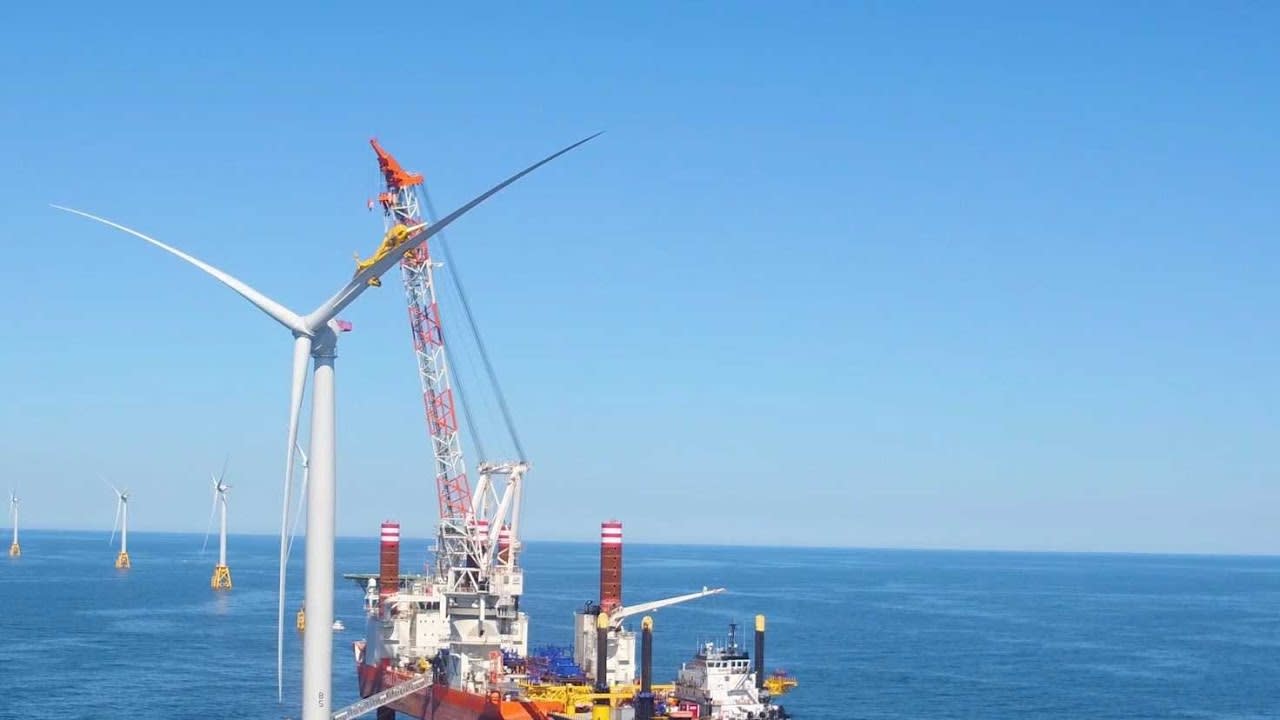 GE is harvesting energy in first offshore wind farm