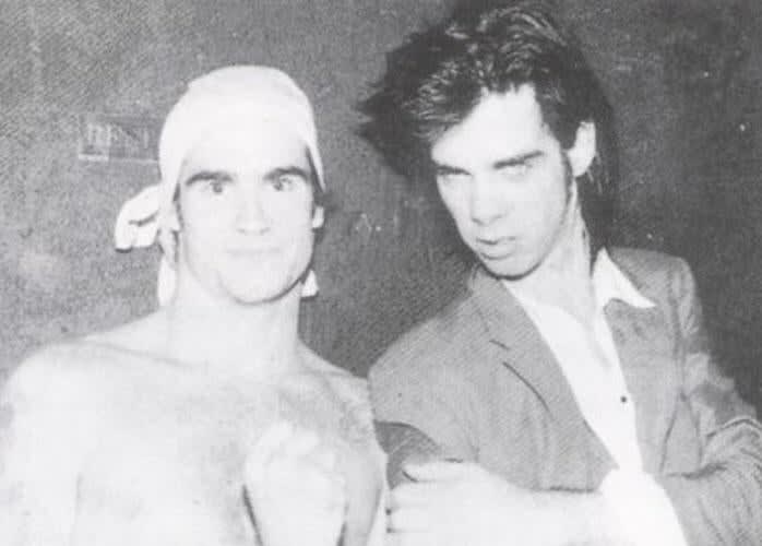 Henry Rollins and Nick Cave in Los Angeles circa ‘84