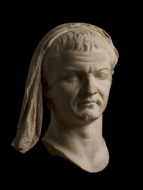 Roman bust of Marcus Agrippa. The object was found in Capri, Italy. Dated between 40-20 BCE.