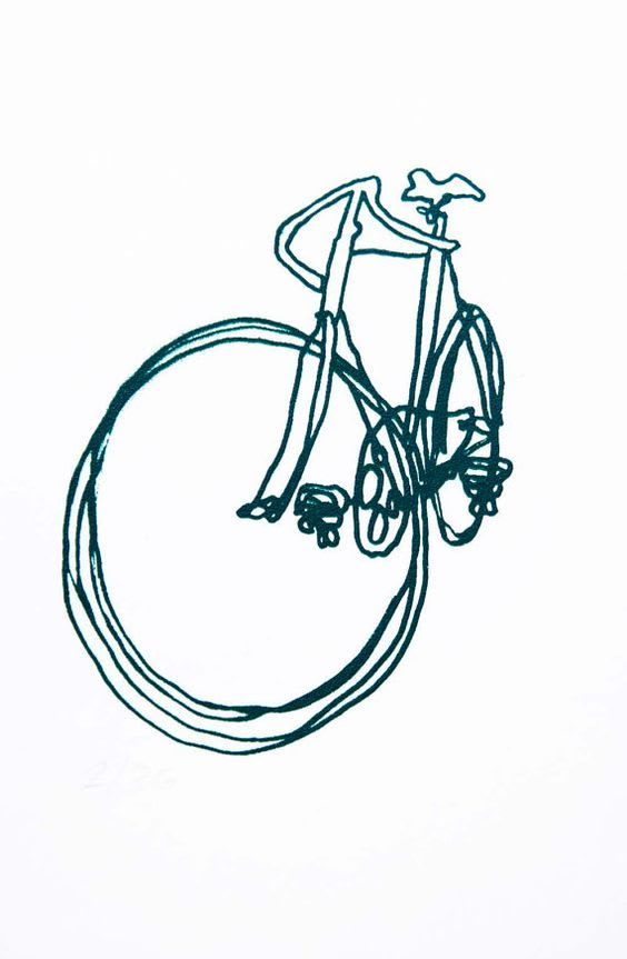 Bike Art Print Racycle Bicycle | Etsy | Bike art print, Bike art, Bicycle art