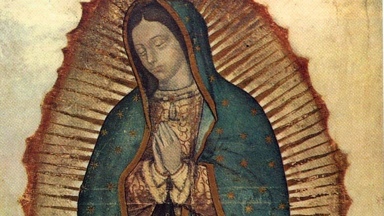Through her symbols including the Castile rose, star-patterned mantle, and characteristic color palette, the Virgin of Guadalupe has long been an icon for the Latinx community. Read more!