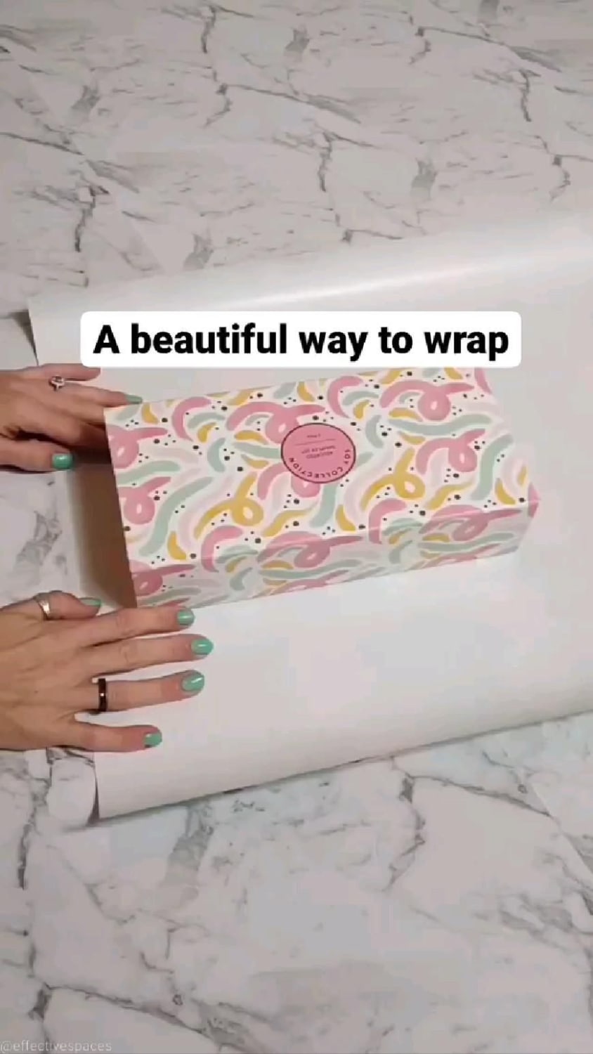 A beautiful way to wrap a gift