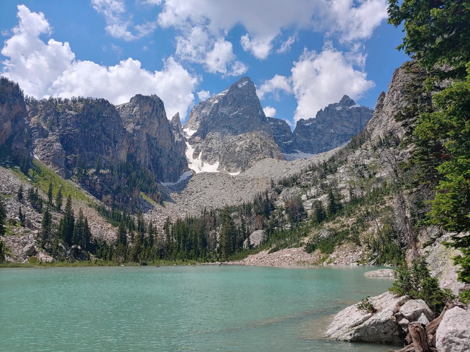 Delta Lake—Grand Teton National Park—do it if you have the chance!