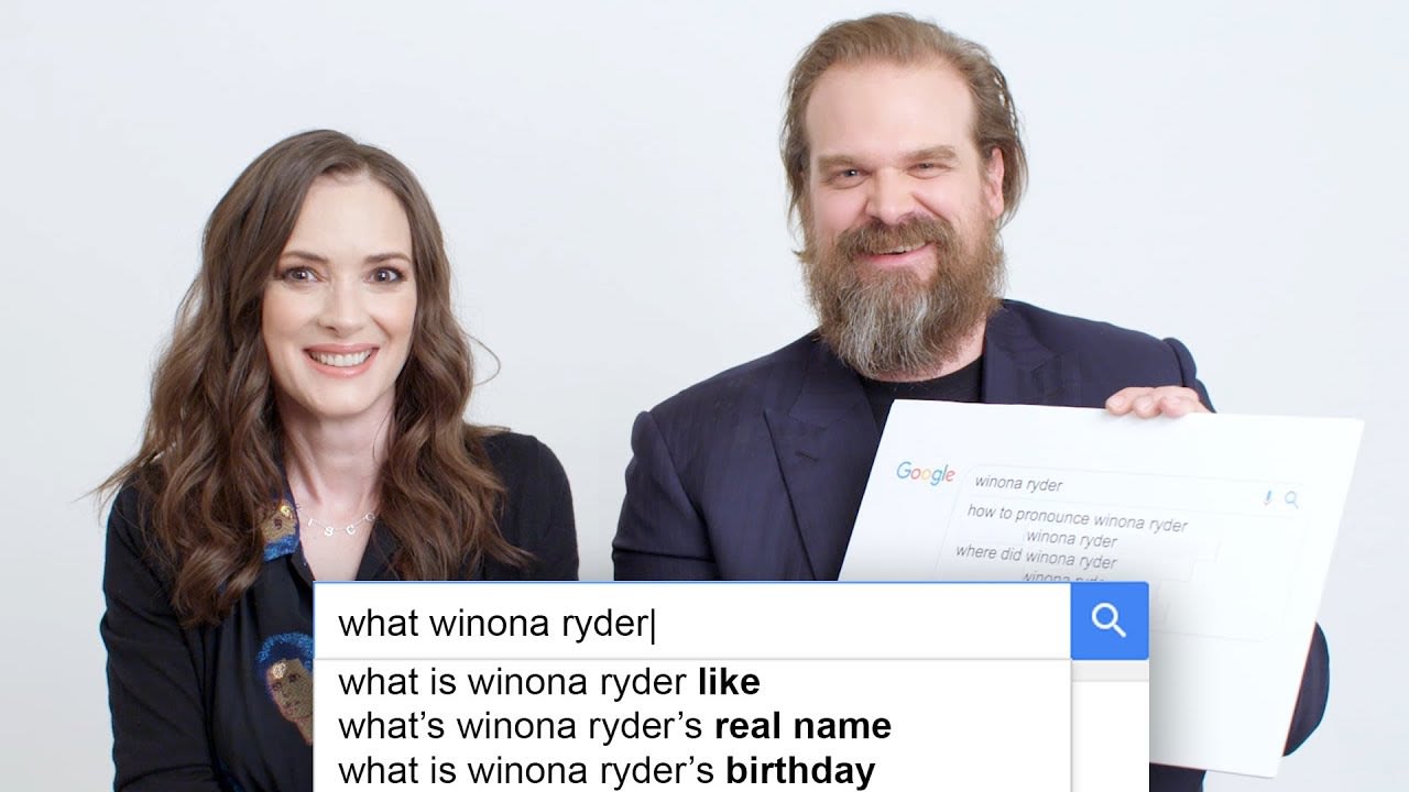 Stranger Things' Winona Ryder & David Harbour Answer the Web's Most Searched Questions | WIRED