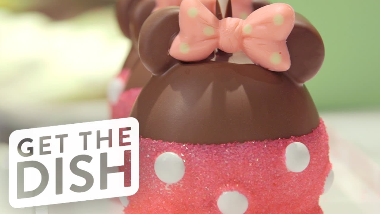 Minnie Mouse Caramel Apple | Get the Dish