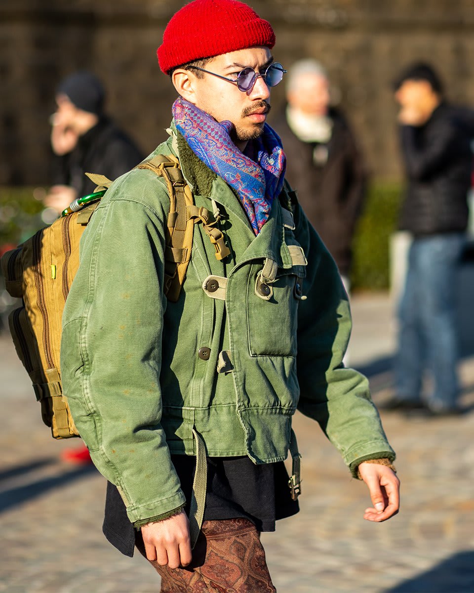 See all our street style from Pitti Uomo 97 -