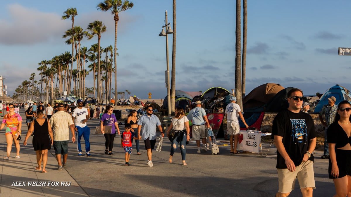 Los Angeles wants to move homeless people in Venice Beach to temporary housing as anger grows among businesses and residents