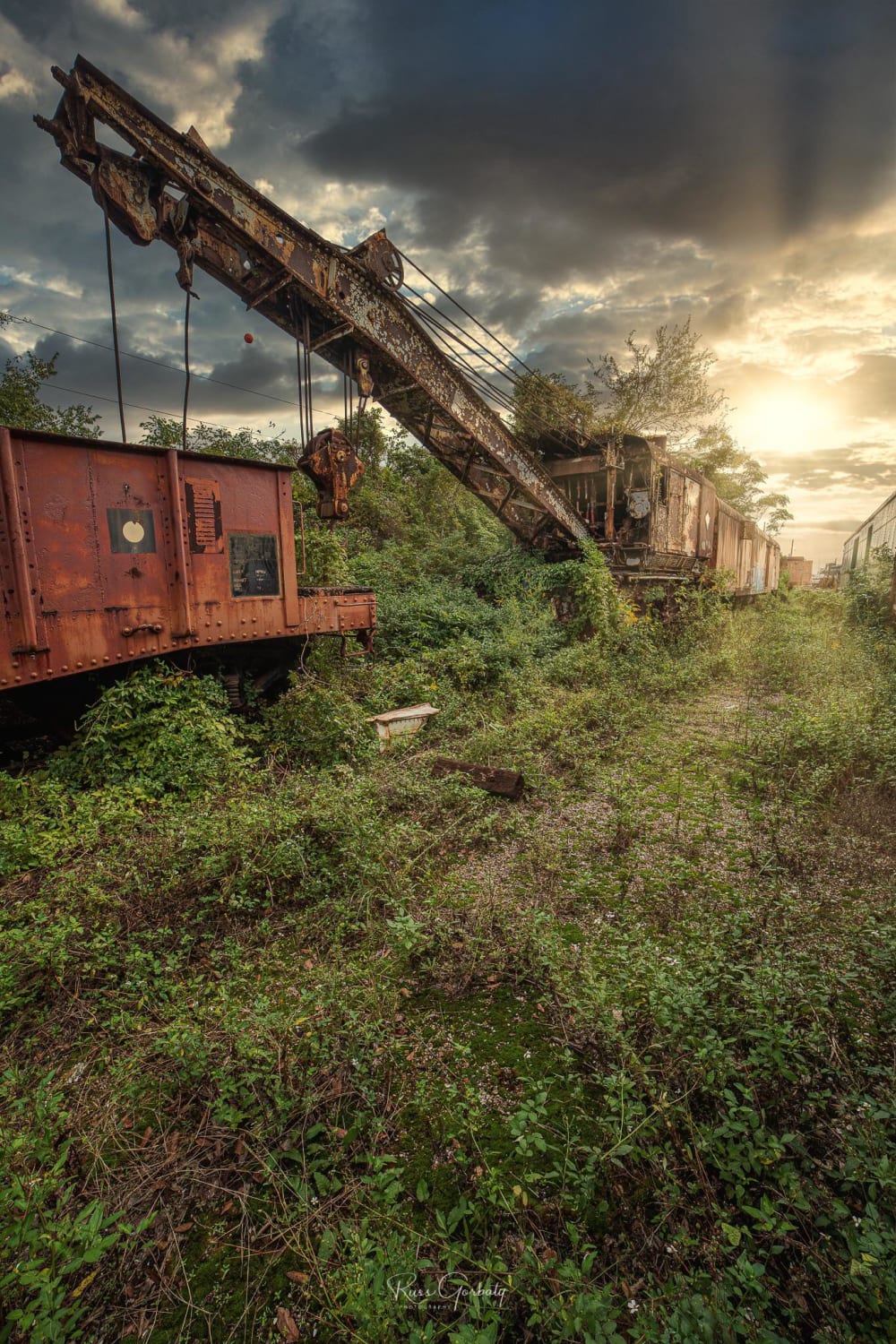 An old rail car reclaimed by nature. For more of my work follow me on instagram @sweeterdo