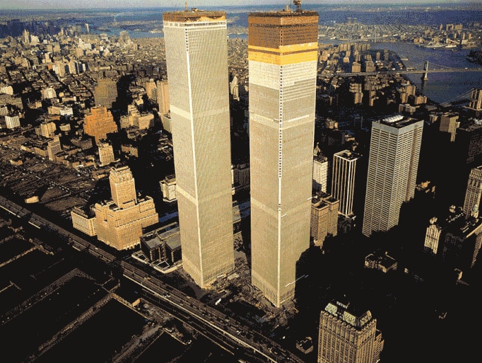 Ground zero before and after