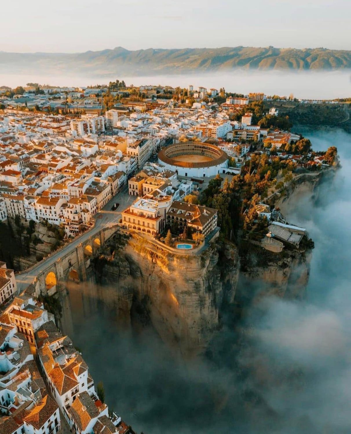 Ronda is a mountaintop city in Spain’s Malaga province that’s set dramatically above a deep gorge.