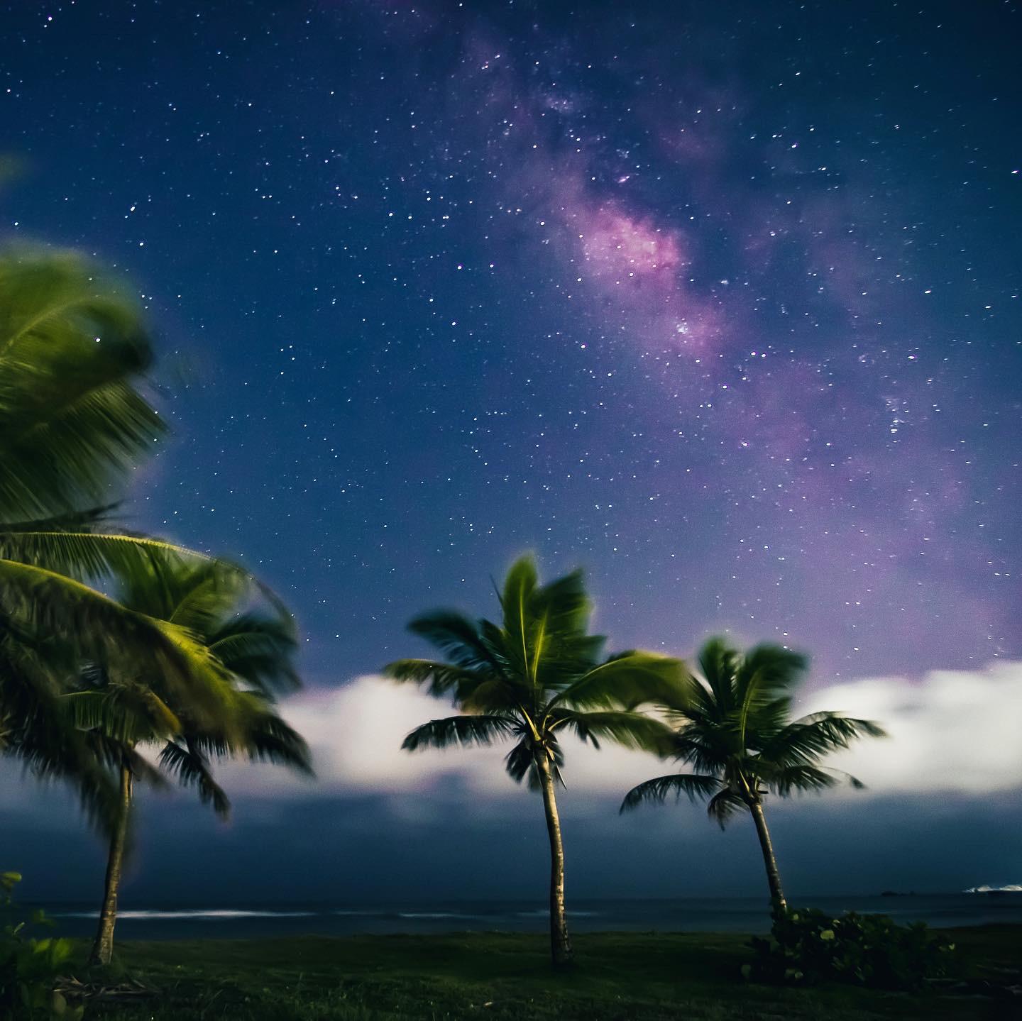 Milky Way over the southeastern coast of Puerto Rico