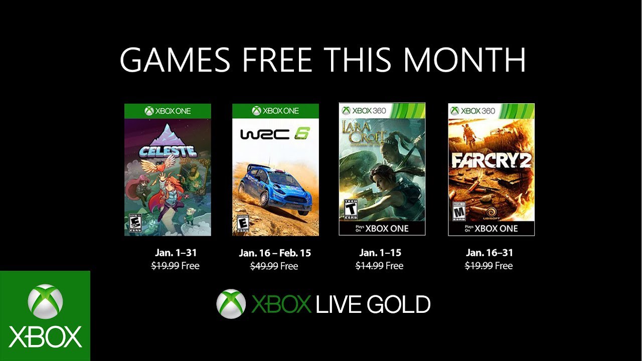 Xbox - January 2019 Games with Gold