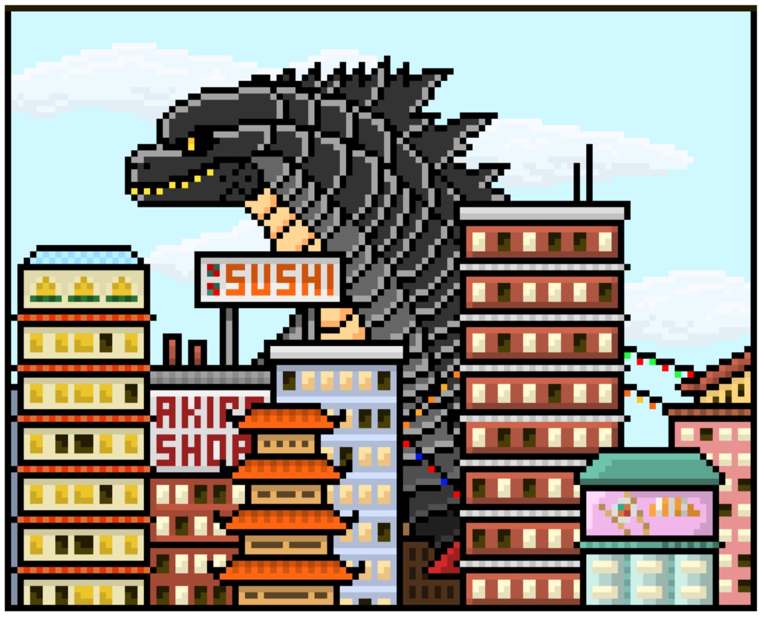 Godzilla in Japan (by me)
