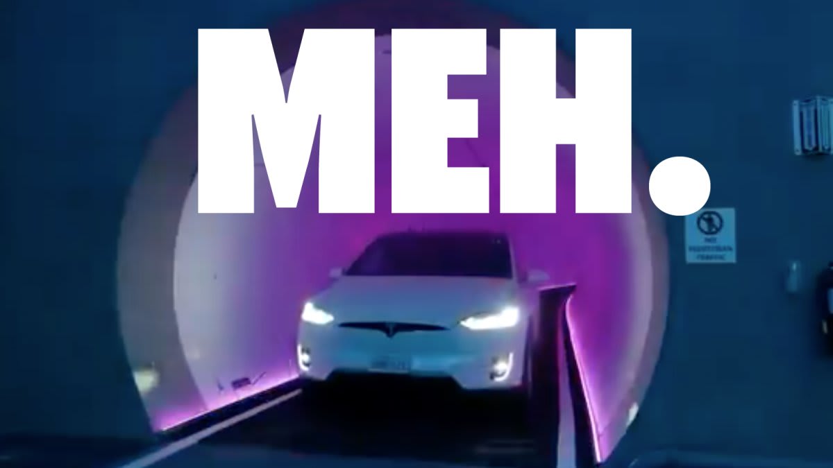 Move Over, Keno! Elon Musk's Dumb Tesla Tunnel Now The Lamest Thing In Las Vegas
