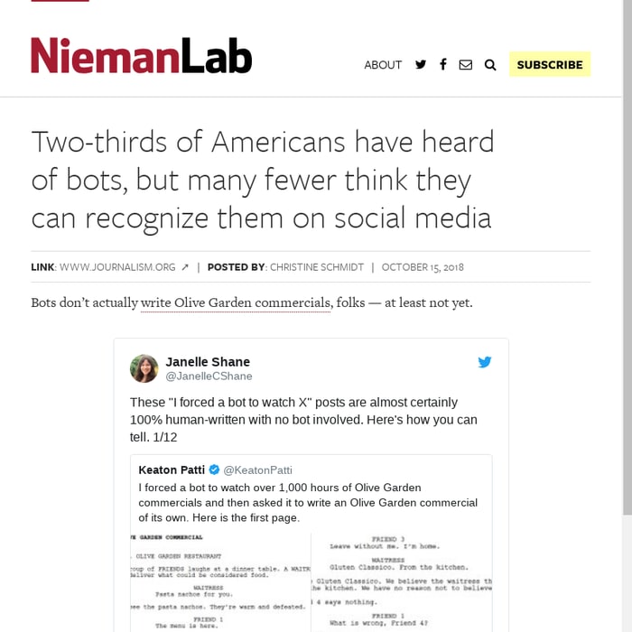 Mix Two Thirds Of Americans Have Heard Of Bots But Many Fewer