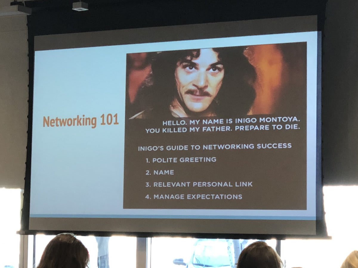 Inigo Montoya's Guide to Networking Success