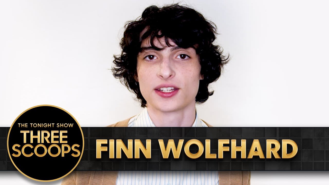 Three Scoops with Finn Wolfhard | The Tonight Show Starring Jimmy Fallon