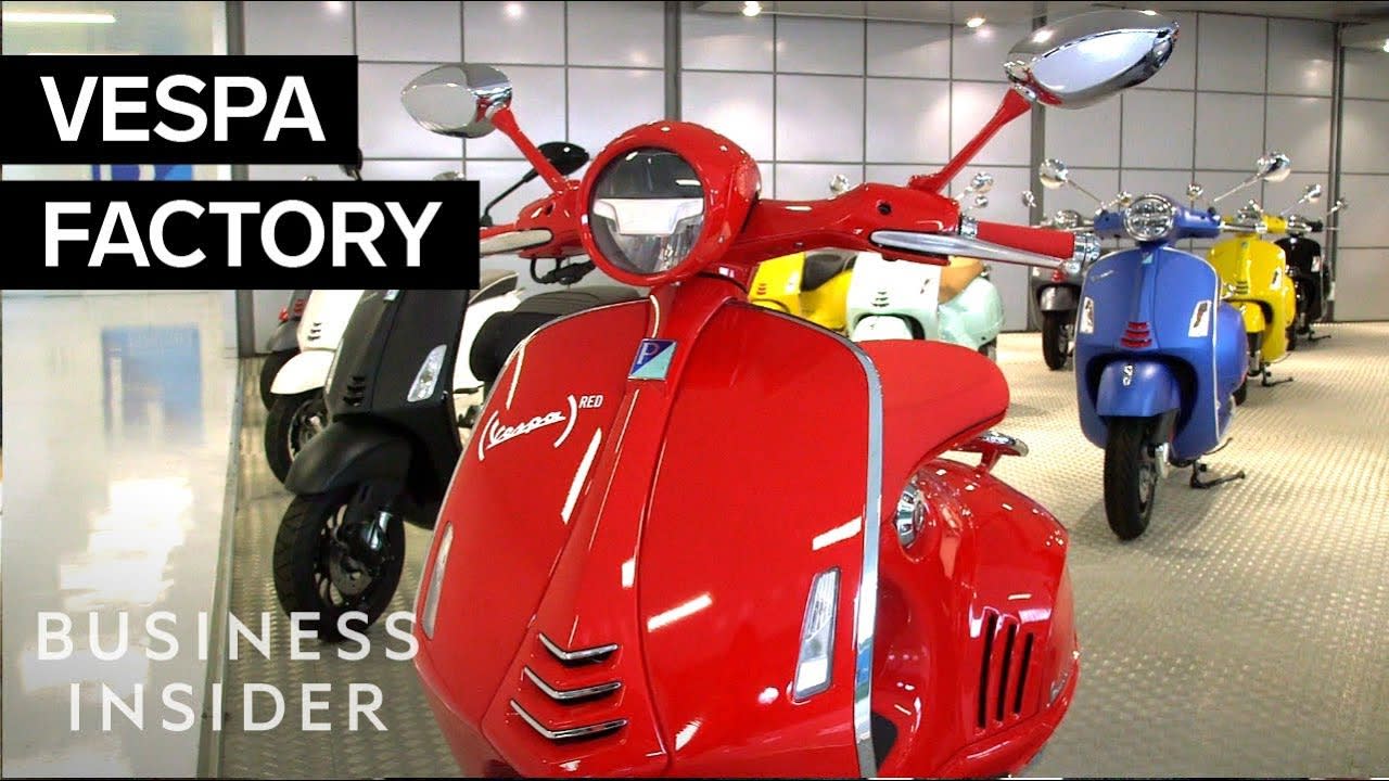 How Vespa Scooters Are Made | The Making Of