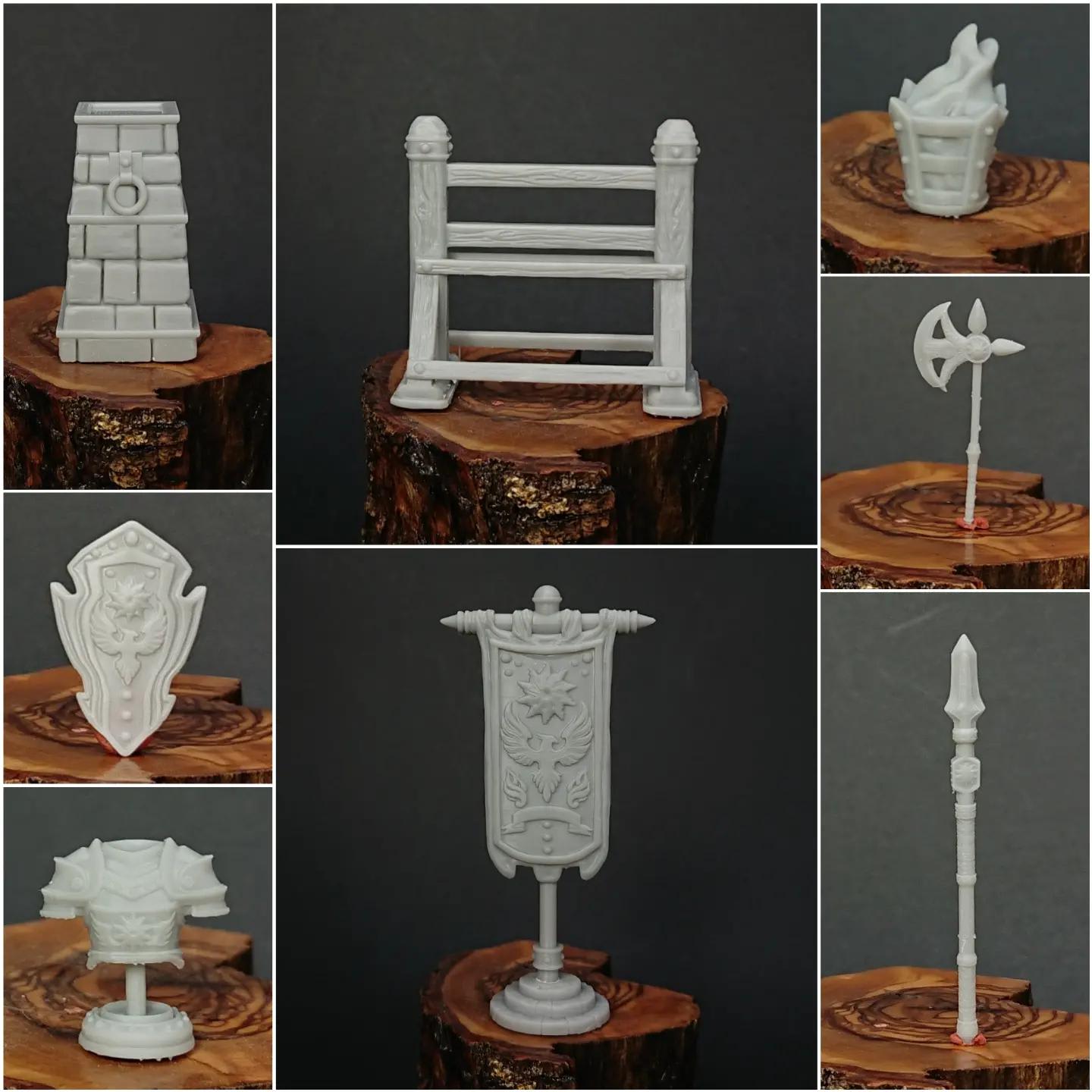 Fortress of the Sacred Dawn Props