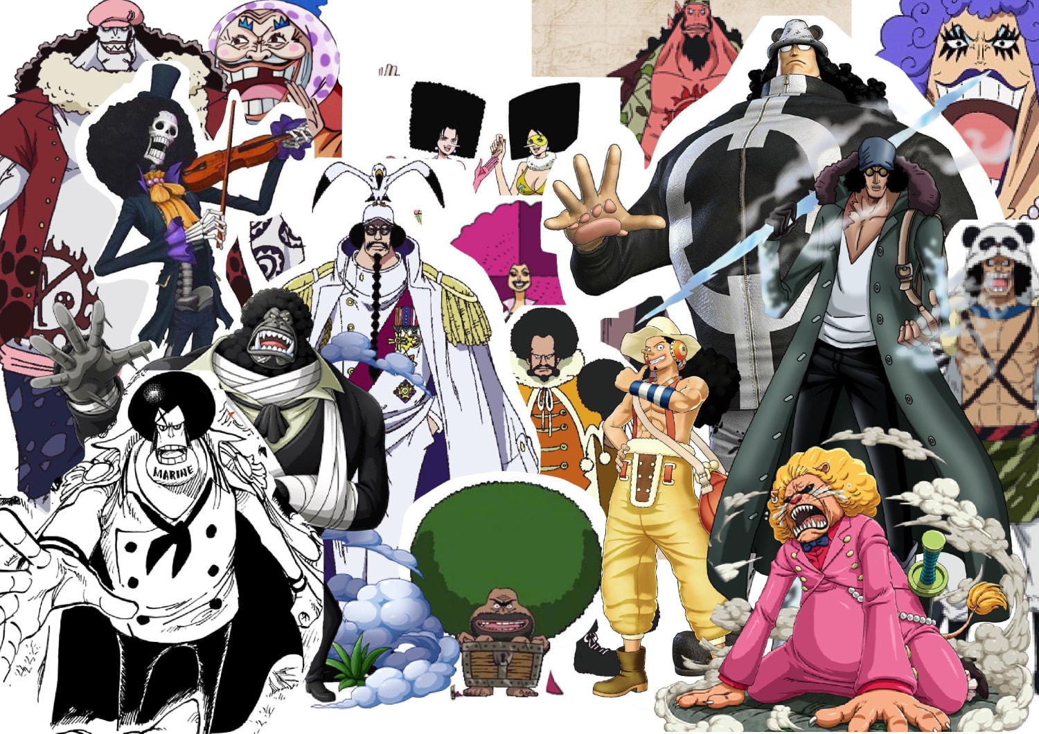 Ok final update of the night the new afro pirates, could they take the one piece?
