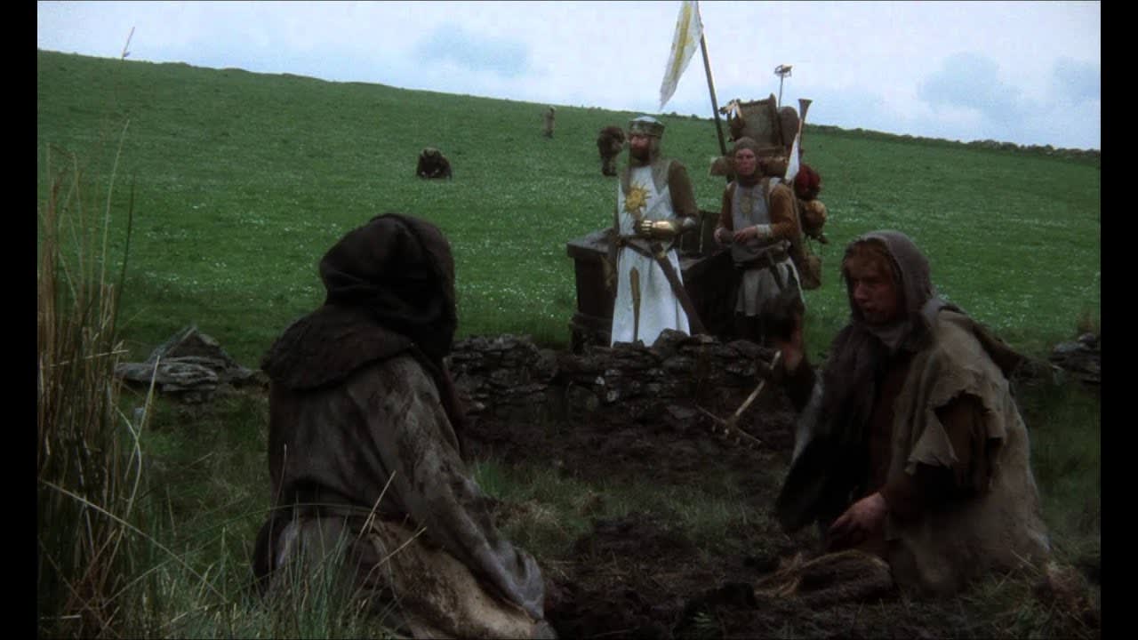 How accurate is Monty Python's 'Anarcho-Syndicalist Peasant' scene? Were small medieval villages de-facto self governing and autonomous from their noble lord and wider nation?