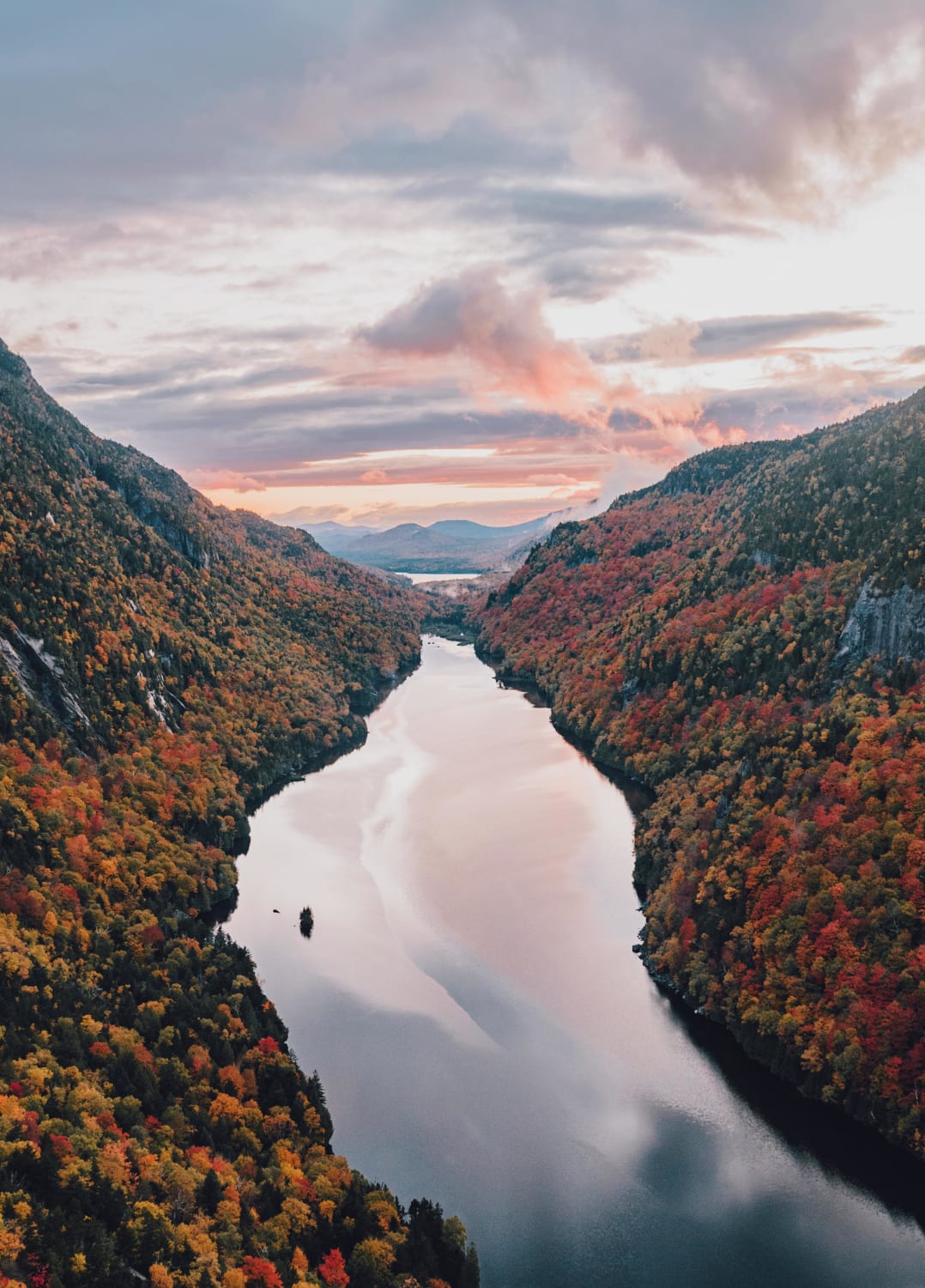 Autumn in the Adirondack Mountains Upstate, New York