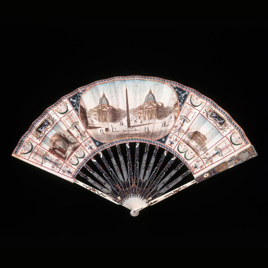 We’re real fans of these… Fans, used to cool the air and whisk away flies, also served as fashion accessories to convey the user’s wealth and taste, and were often embellished with carving, gilding, paint, metal foil and jewels.