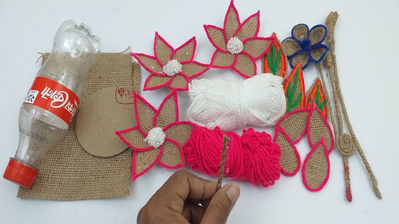 Mix Diy Home Decor Jute Rope Handmade Crafts Making Idea Diy