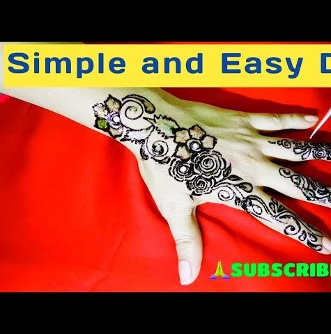 Mix Simple And Easy Mehndi Design Video Easy Design For