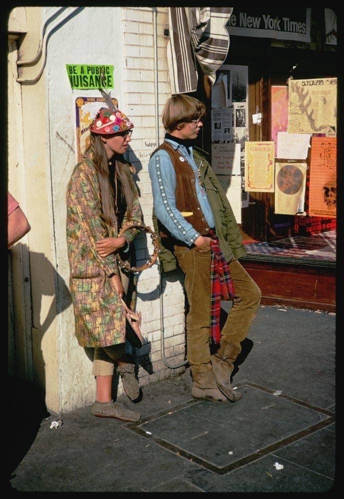 Hippies in Haight Ashbury, 1967.