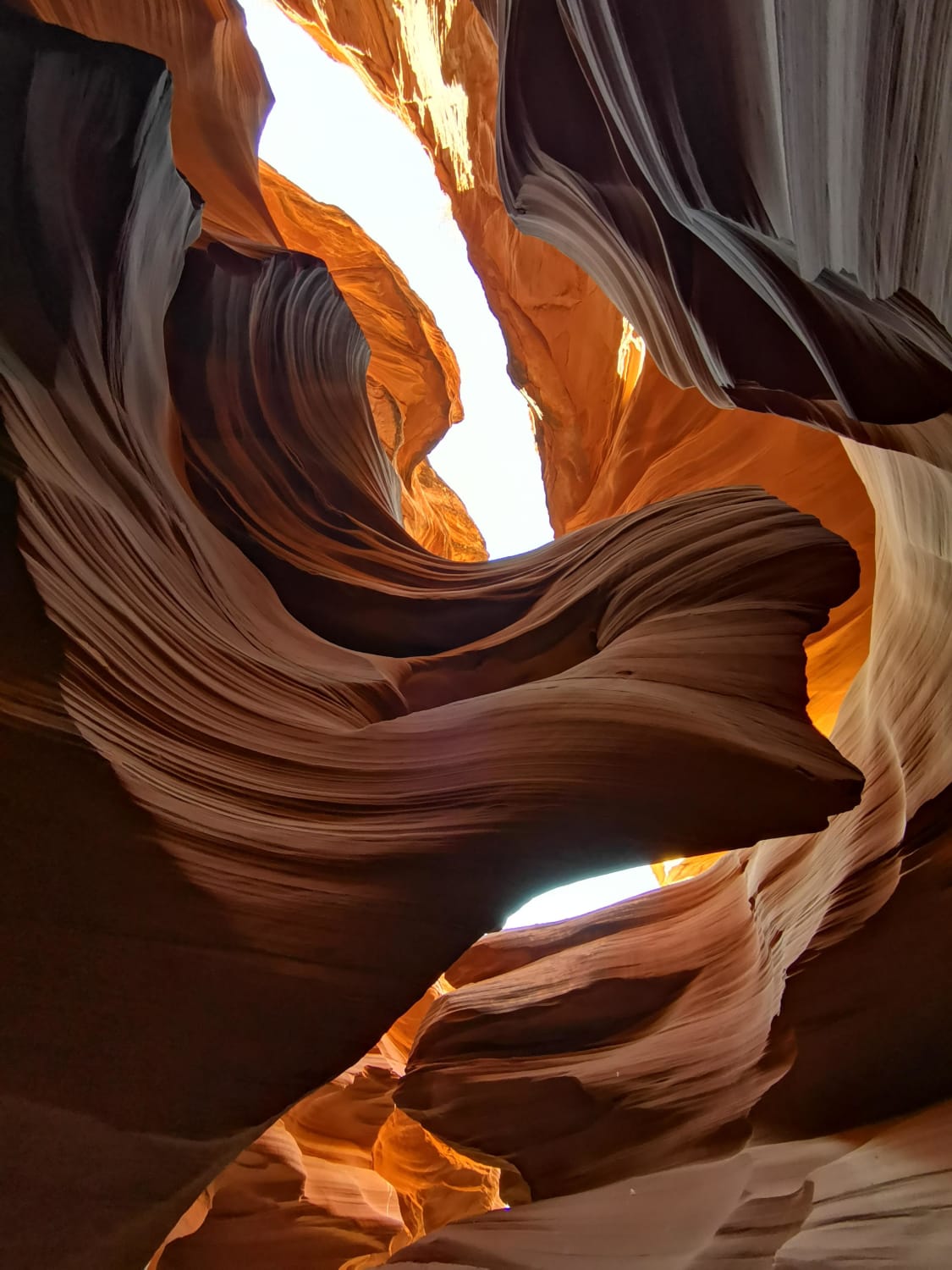 We visited the Lady in the Wind at Antelope Canyon last year [oc]