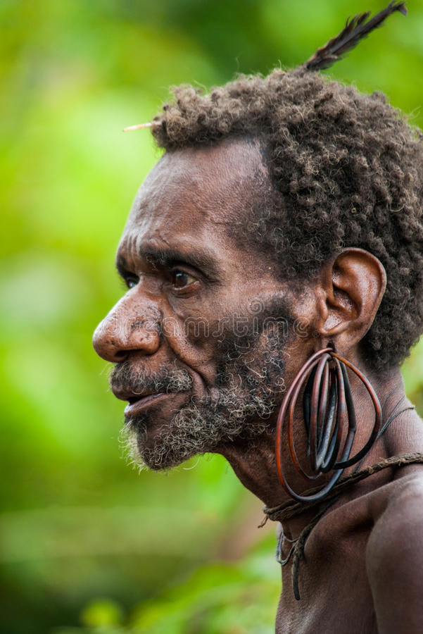 man from korowai tribe(indonesia)