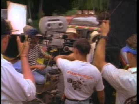Rare "Jurassic Park" B-Roll footage from an Electronic Press Kit which was sent out by the studio to TV stations for broadcast and publicity. The behind-the-scenes footage shows Steven Spielberg directing cast and crew in addition to blocking scenes out and serving as his own camera operator. (1992)