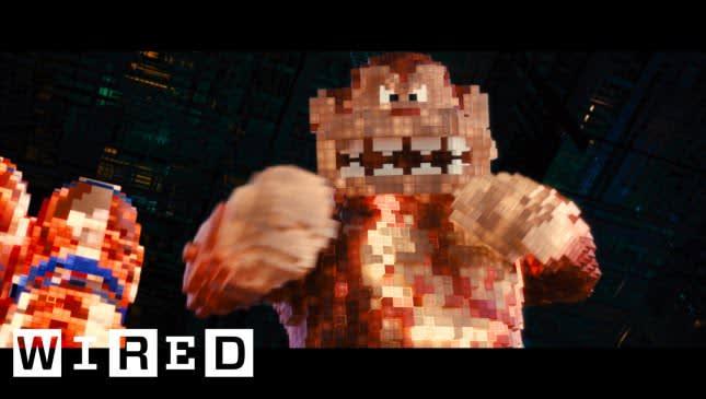 Pixels is a Mashup of Live Action and Giant Vintage Video Games
