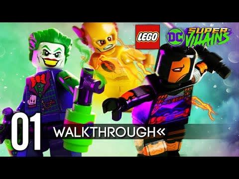 LEGO DC Super-Villains Gameplay Walkthrough Part 1 (No Commentary) 1080p 60FPS HD