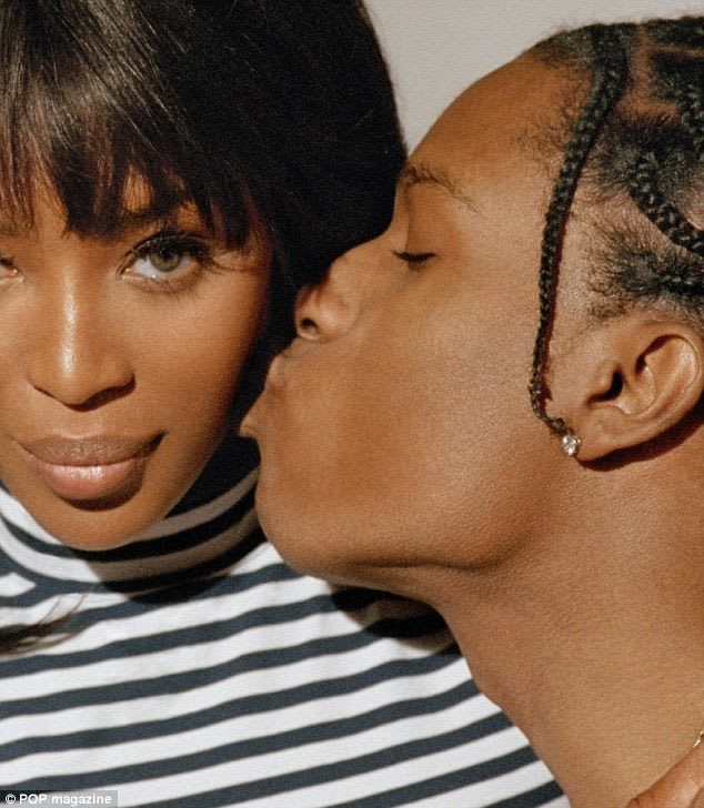 A$AP Rocky cosies up to Naomi Campbell in sultry POP shoot | Naomi campbell, Pop magazine, Supermodels