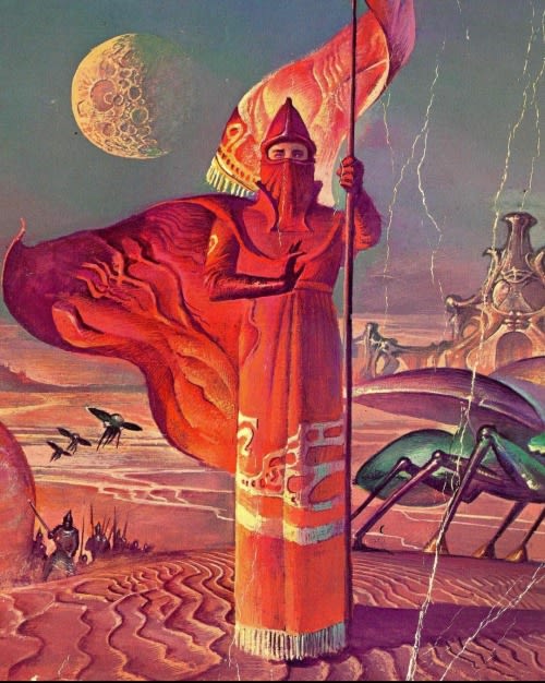 Bruce Pennington's cover art for Frank Herbert's 'Dune' series