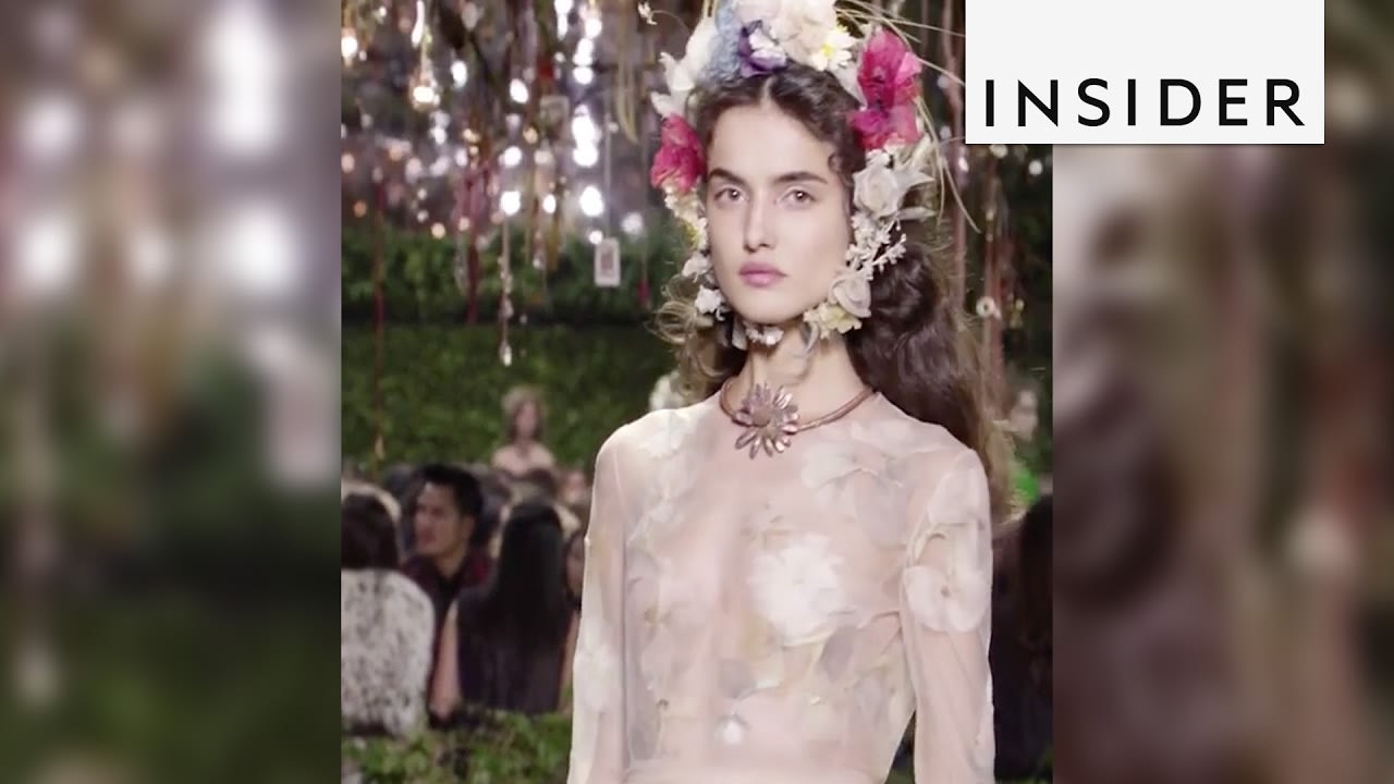 Dior's Spring-Summer 2017 Haute Couture show was like a fairy tale