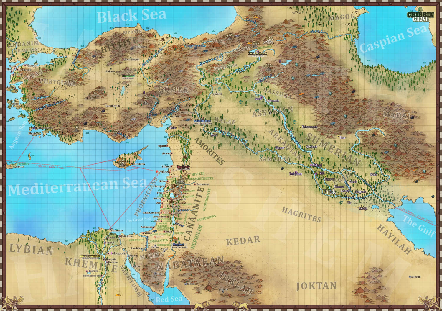 Map of Ancient Near East