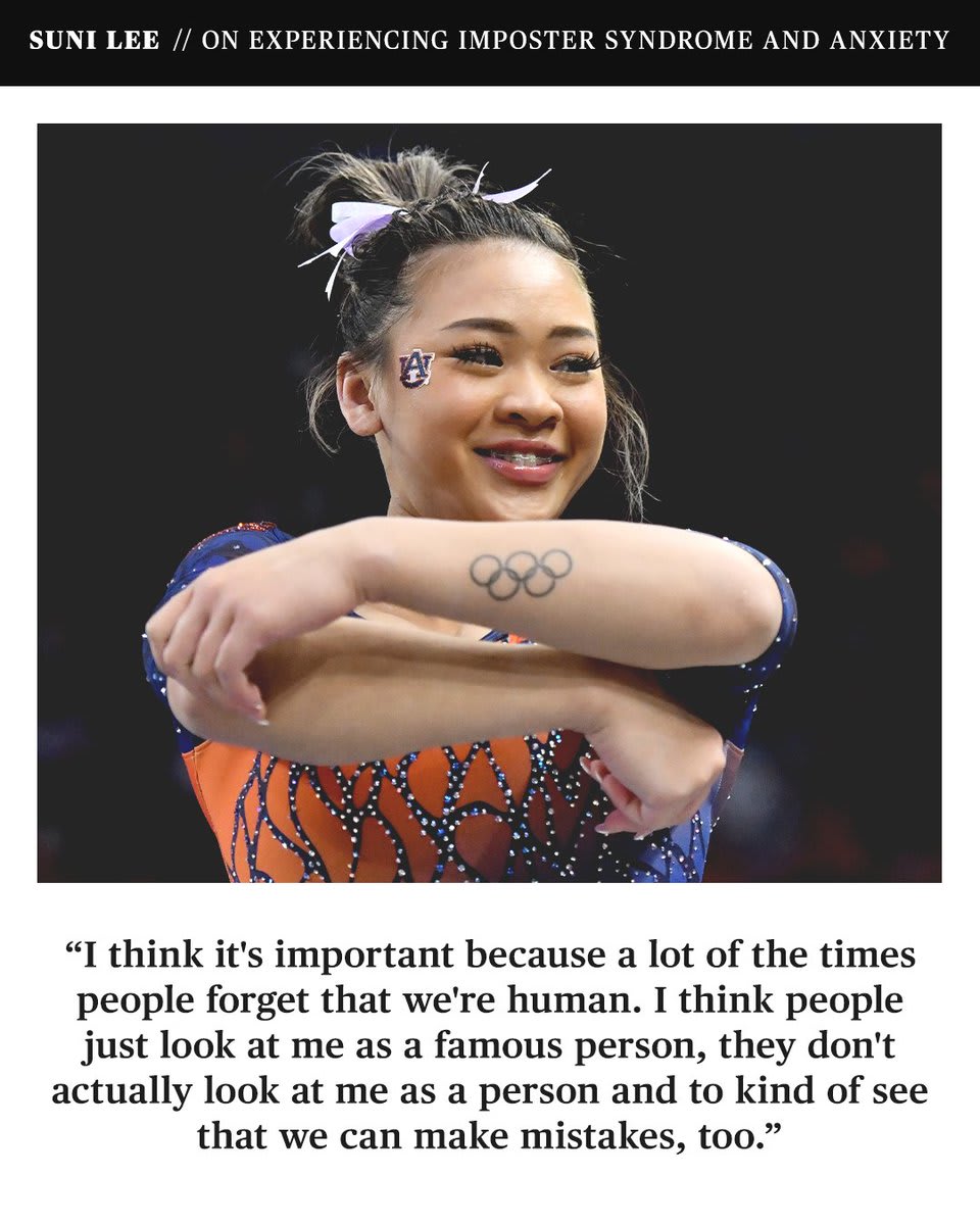 Suni Lee, who won gold in the all-around at the Tokyo Olympics, revealed that she has experienced what she described as "impostor syndrome" and anxiety that nearly caused her to skip competitions. More: