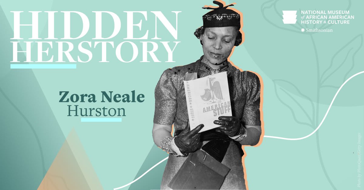 HiddenHerstory Celebrated Harlem Renaissance writer, Zora Neale Hurston, co-founded @HowardU’s award-winning student newspaper, The Hilltop.