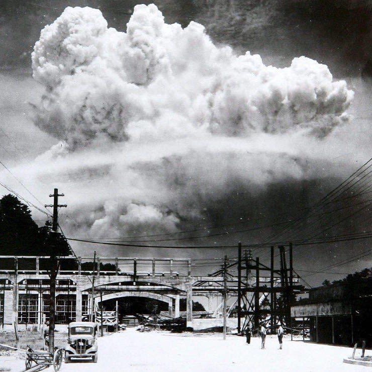 The bombing of Nagasaki, Japan on August 9th, 1945.
