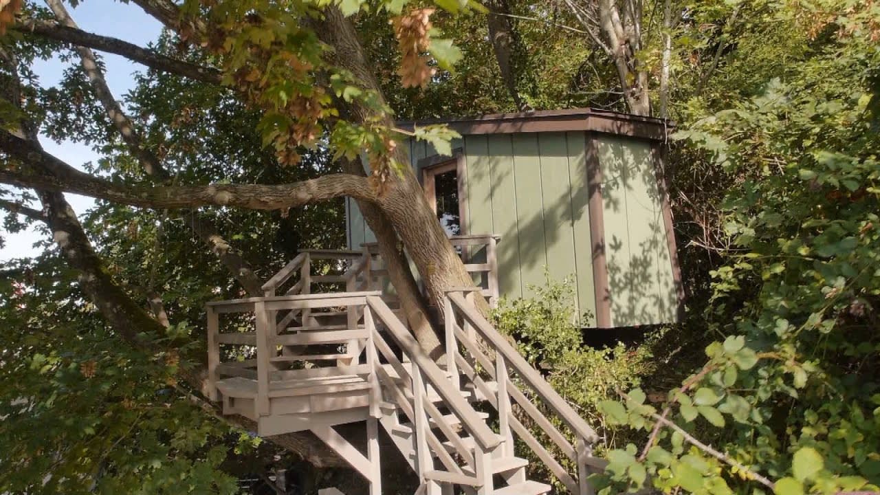 Time Lapse: Coolest Treehouse Ever