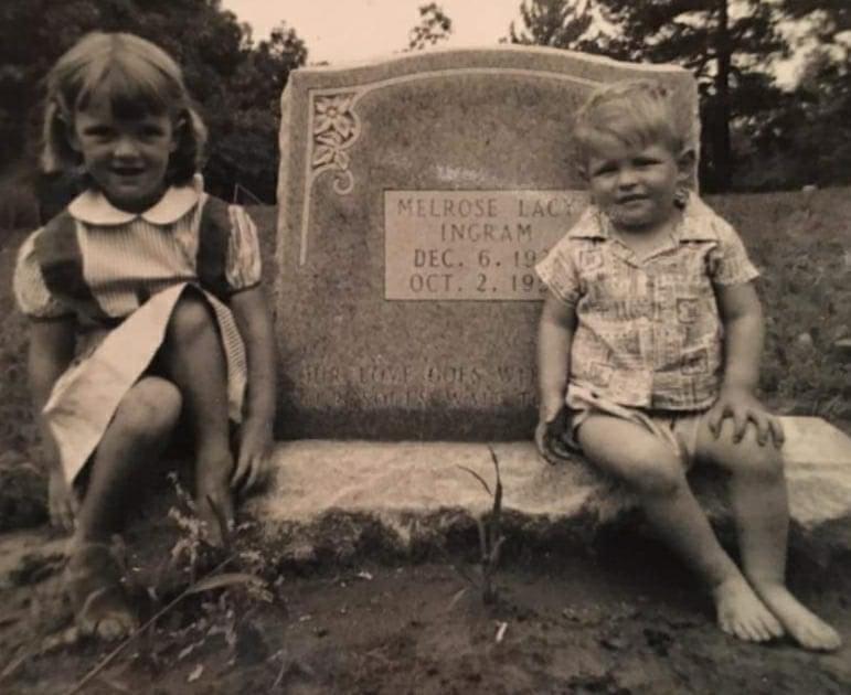 Recently posted a picture of my dad and his big sister on their front porch. Here is a picture of them just a little while later. More in comments.