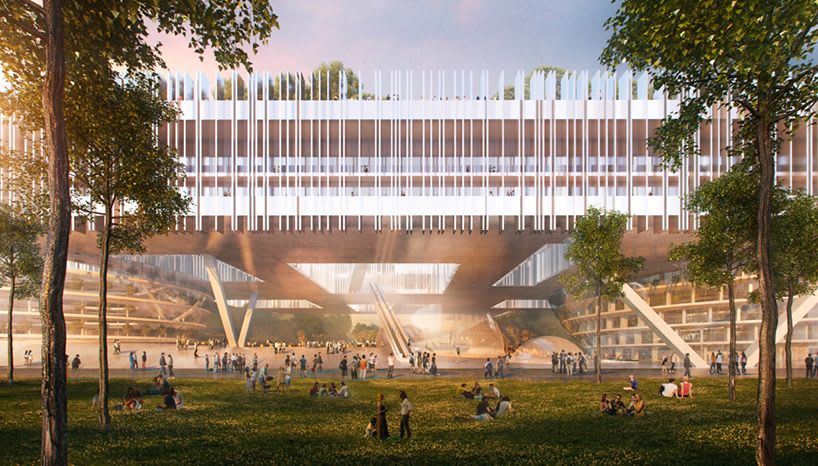 dominique perrault wins competition for new shenzhen institute of design and innovation.