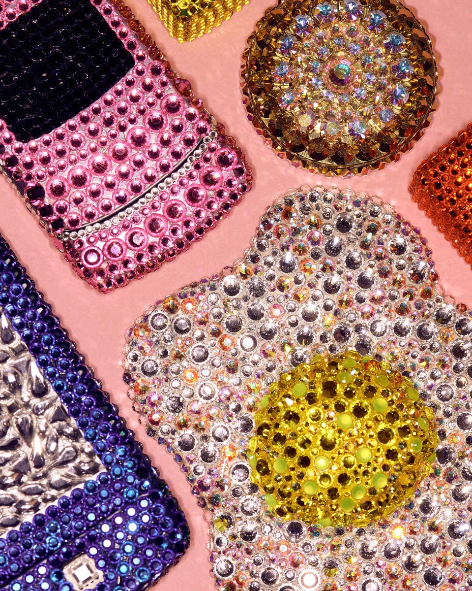 A bullet-proof vest lined with crystals. A crystal encrusted diaper pail. A set of crystalized curlers. These are just a few of the items @KERINROSEGOLD has created or customized for celebrities like Rihanna, Katy Perry, and Beyoncé.