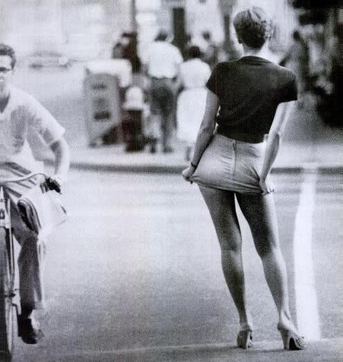 Short shorts. Detroit, Michigan, 1956.