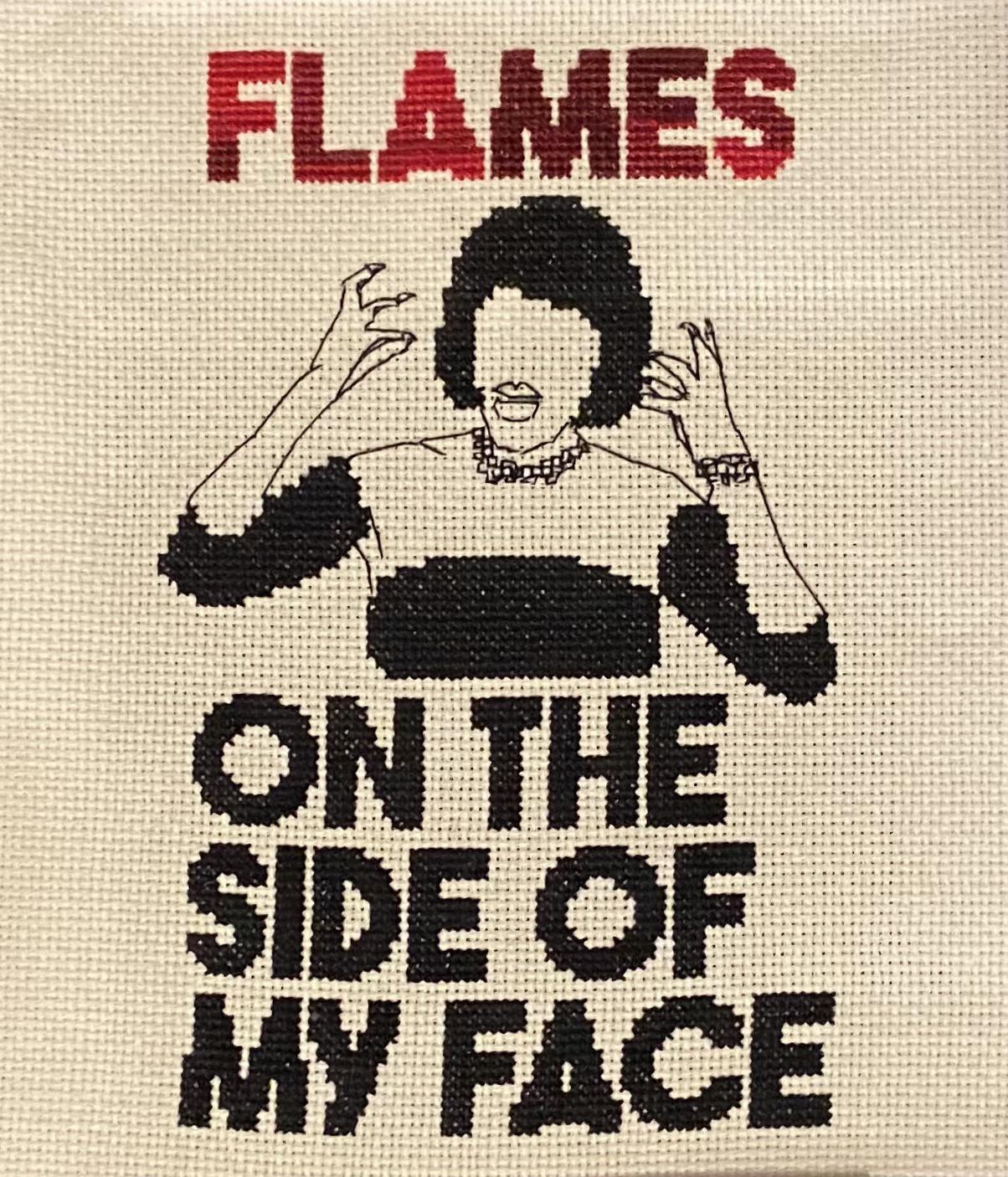 [FO] “Flames. Flames! Flaaaames…on the side of my face, breathing, breathless, heaving breaths.” —Mrs. White