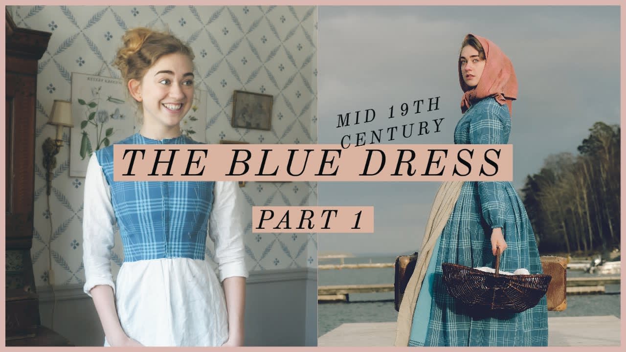 I Made a Mid 19th Century Working Womans Dress. Pt 1